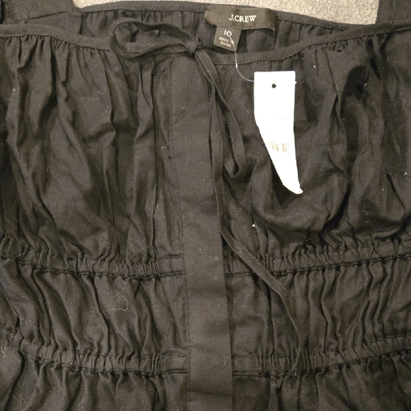 J. Crew Black Ruched Blouse - Picture 4 of 4